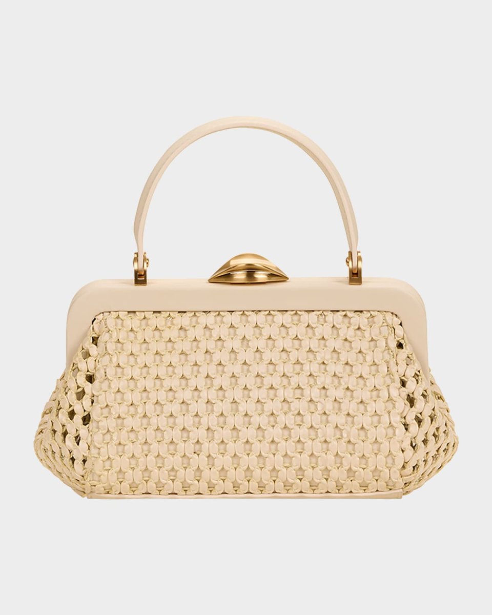 Zuma Frame Woven Crossbody Bag